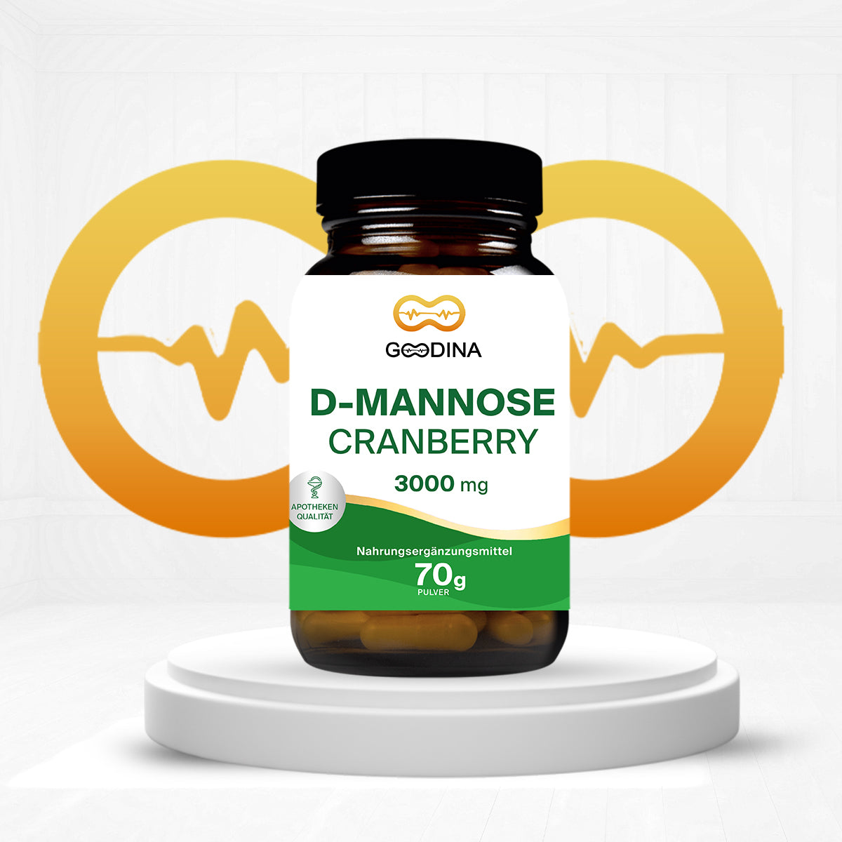 D-Mannose + Cranberry Pulver